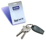 Proximity card and key chain fob